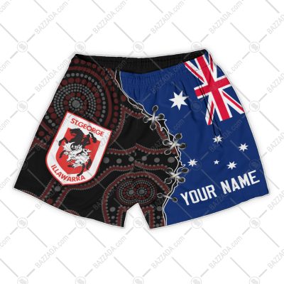 Personalize Men Short Supporter NRL Short NRLST09_015