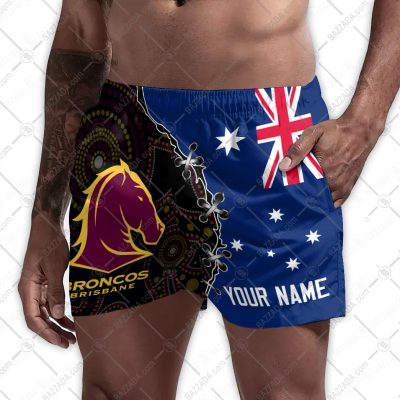 Personalize Men Short Supporter NRL Short NRLST09_001