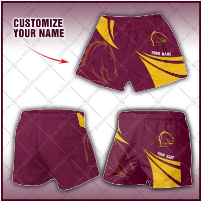 Personalize Men Short Supporter NRL Short NRLST11_001