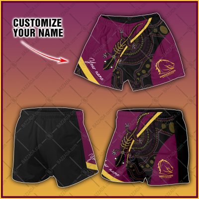 Personalize Men Short Supporter NRL Short NRLST16_001
