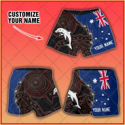 Personalize Men Short Supporter NRL Short NRLST09_005