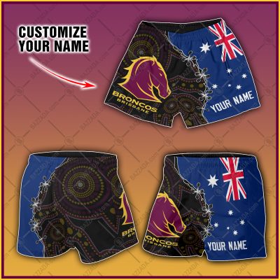 Personalize Men Short Supporter NRL Short NRLST09_001
