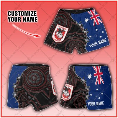 Personalize Men Short Supporter NRL Short NRLST09_015