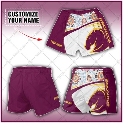 Personalize Men Short Supporter NRL Short NRLST10_001 Personalize Men Short Supporter NRL Short NRLST10_001