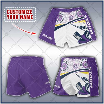 Personalize Men Short Supporter NRL Short NRLST10_008