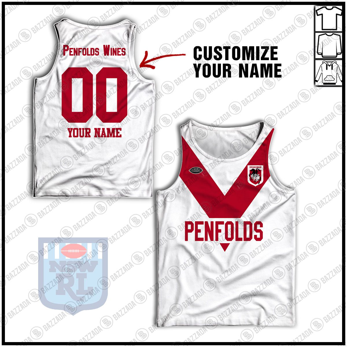 Personalise NRL Vintage Canterbury Bulldogs 1938 Vintage Retro Jersey - OldSchoolThings - Personalize Your Own New & Retro Sports Jerseys, Hoodies, T Shirts Personalise NRL Vintage Canterbury Bulldogs 1938 Vintage Retro Jersey - OldSchoolThings - Personalize Your Own New & Retro Sports Jerseys, Hoodies, T Shirts