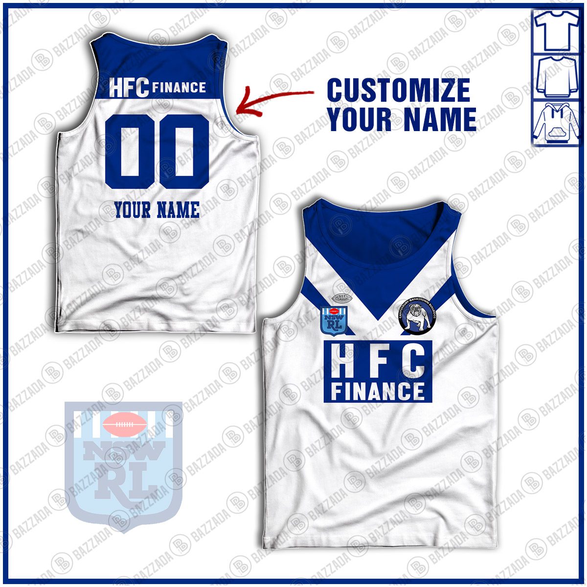 Personalise NRL Vintage Canterbury Bulldogs 1938 Vintage Retro Jersey - OldSchoolThings - Personalize Your Own New & Retro Sports Jerseys, Hoodies, T Shirts Personalise NRL Vintage Canterbury Bulldogs 1938 Vintage Retro Jersey - OldSchoolThings - Personalize Your Own New & Retro Sports Jerseys, Hoodies, T Shirts