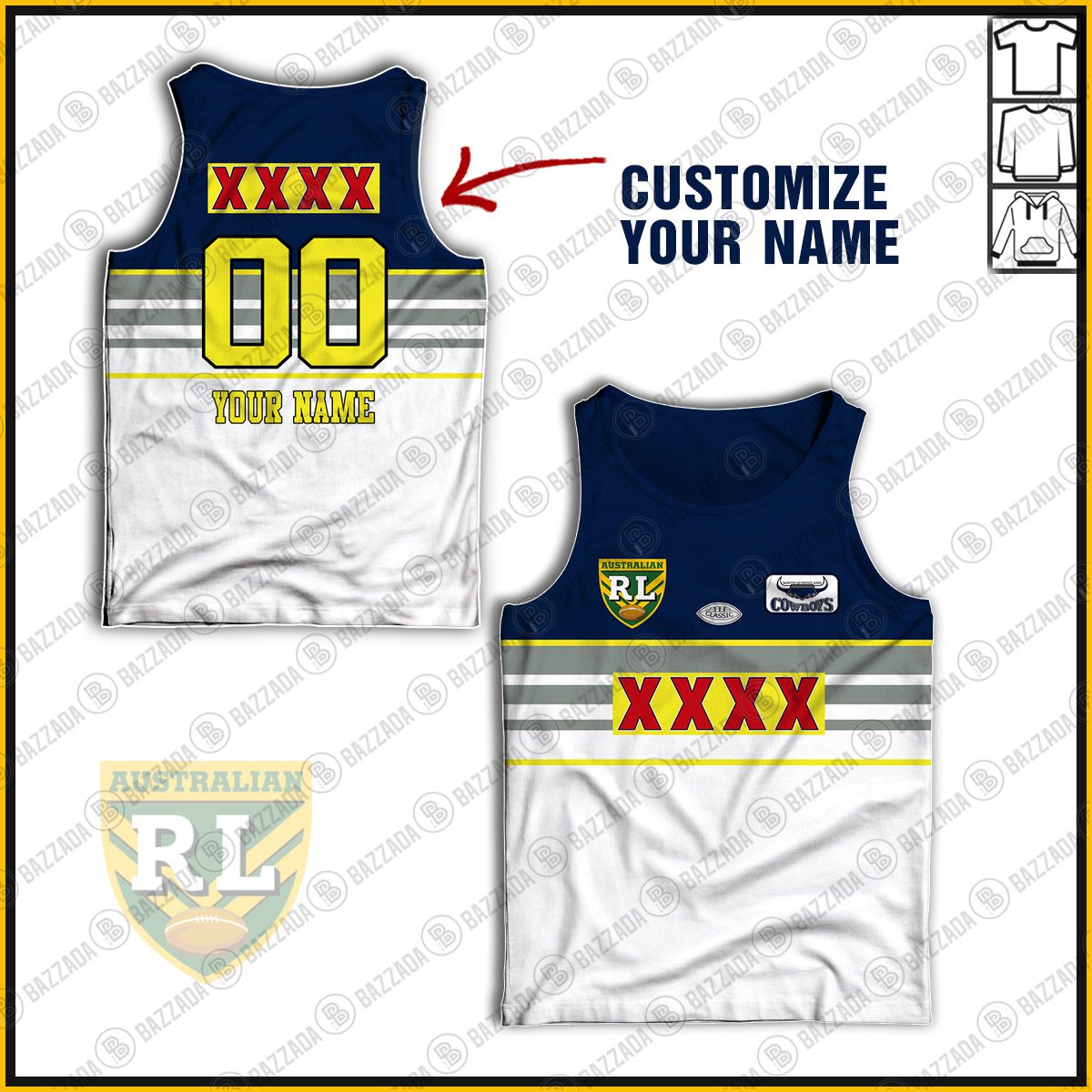 Personalise NRL Vintage Canterbury Bulldogs 1938 Vintage Retro Jersey - OldSchoolThings - Personalize Your Own New & Retro Sports Jerseys, Hoodies, T Shirts Personalise NRL Vintage Canterbury Bulldogs 1938 Vintage Retro Jersey - OldSchoolThings - Personalize Your Own New & Retro Sports Jerseys, Hoodies, T Shirts