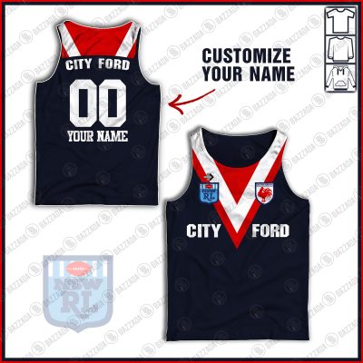 Personalise NRL Vintage Canterbury Bulldogs 1938 Vintage Retro Jersey - OldSchoolThings - Personalize Your Own New & Retro Sports Jerseys, Hoodies, T Shirts