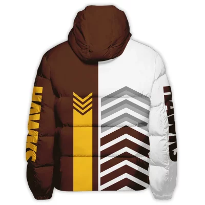 Hawthorn Hawks Australian Football League Exclusive Logo Down & Puffer Jackets All Over Prints APJ002