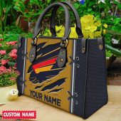 AFL Personalized Leather Handbag For Fan Hot Sale 2025 - aflltb06