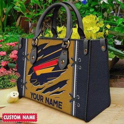 AFL Personalized Leather Handbag For Fan Hot Sale 2025 - aflltb06