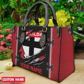 AFL Personalized Leather Handbag For Fan Hot Sale 2025 - aflltb07