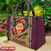AFL Personalized Leather Handbag For Fan Hot Sale 2025 - aflltb09