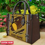 AFL Personalized Leather Handbag For Fan Hot Sale 2025 - aflltb12