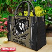 AFL Personalized Leather Handbag For Fan Hot Sale 2025 - aflltb14