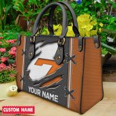 AFL Personalized Leather Handbag For Fan Hot Sale 2025 - aflltb15