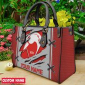 AFL Personalized Leather Handbag For Fan Hot Sale 2025 - aflltb16