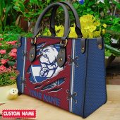 AFL Personalized Leather Handbag For Fan Hot Sale 2025 - aflltb17