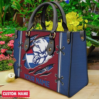AFL Personalized Leather Handbag For Fan Hot Sale 2025 - aflltb17