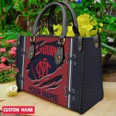AFL Personalized Leather Handbag For Fan Hot Sale 2025 - aflltb02