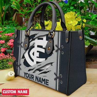 AFL Personalized Leather Handbag For Fan Hot Sale 2025 - aflltb03