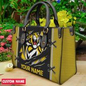 AFL Personalized Leather Handbag For Fan Hot Sale 2025 - aflltb04
