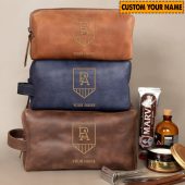 AFL Personalized Leather Toiletry Bag For Fan Hot Sale 2025 - afltb004