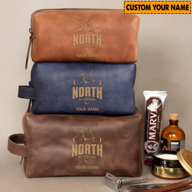 AFL Personalized Leather Toiletry Bag For Fan Hot Sale 2025 - afltb017