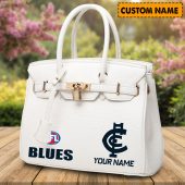 AFL Personalized Lady Leather HandBag For Fan - aflthb03