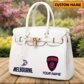 AFL Personalized Lady Leather HandBag For Fan - aflthb05