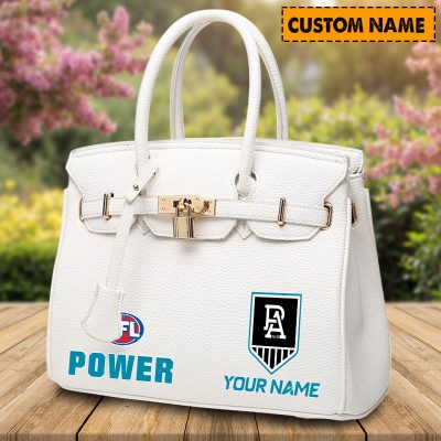 AFL Personalized Lady Leather HandBag For Fan - aflthb07