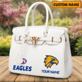 AFL Personalized Lady Leather HandBag For Fan - aflthb14