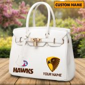 AFL Personalized Lady Leather HandBag For Fan - aflthb16