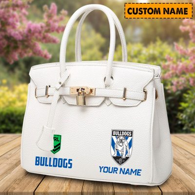 NRL Personalized Lady Leather HandBag For Fan - bahsdu004
