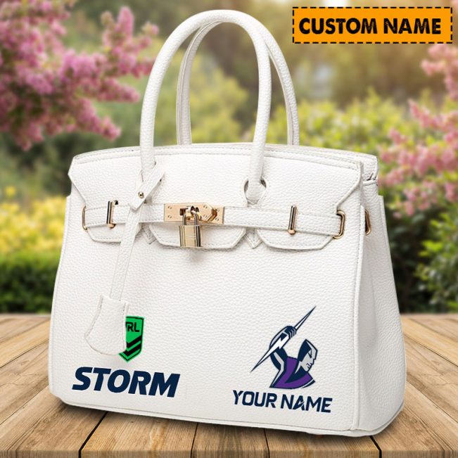 NRL Personalized Lady Leather HandBag For Fan - bahsdu008