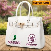 NRL Personalized Lady Leather HandBag For Fan - bahsdu009