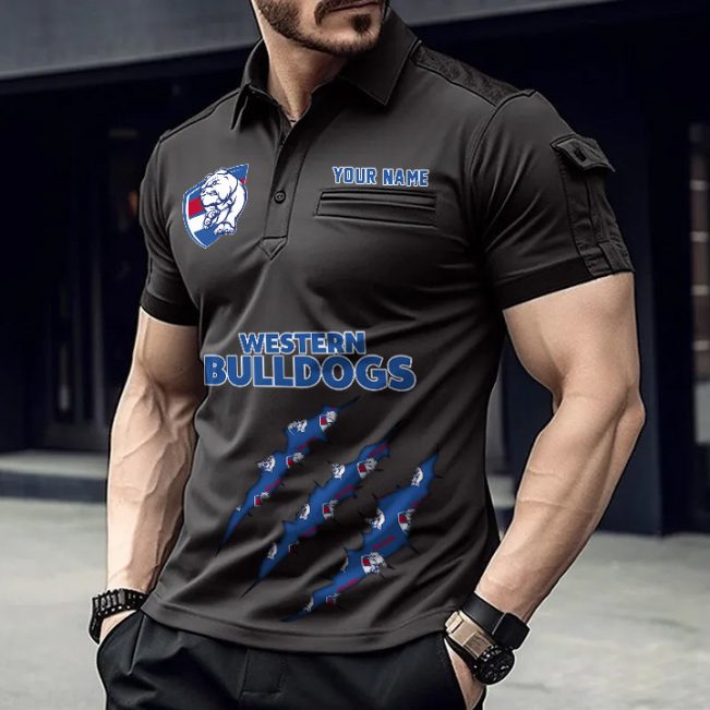 AFL Personalized Arm Pocket Polo Shirt Gift For Fan - NGTH080525AFL11