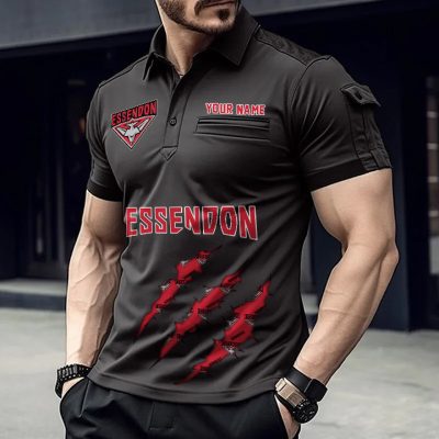 AFL Personalized Arm Pocket Polo Shirt Gift For Fan - NGTH080525AFL14