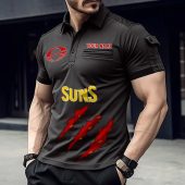 AFL Personalized Arm Pocket Polo Shirt Gift For Fan - NGTH080525AFL19