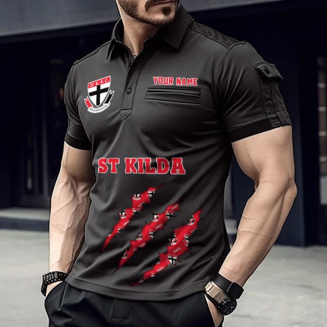 AFL Personalized Arm Pocket Polo Shirt Gift For Fan - NGTH080525AFL5