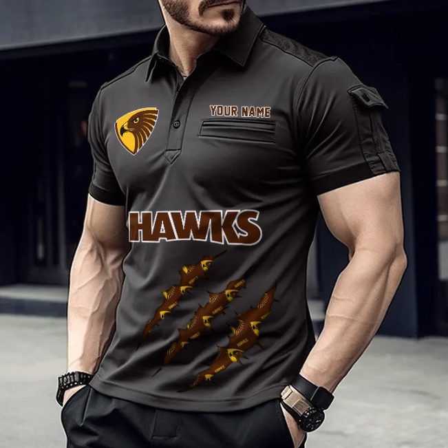 AFL Personalized Arm Pocket Polo Shirt Gift For Fan - NGTH080525AFL7