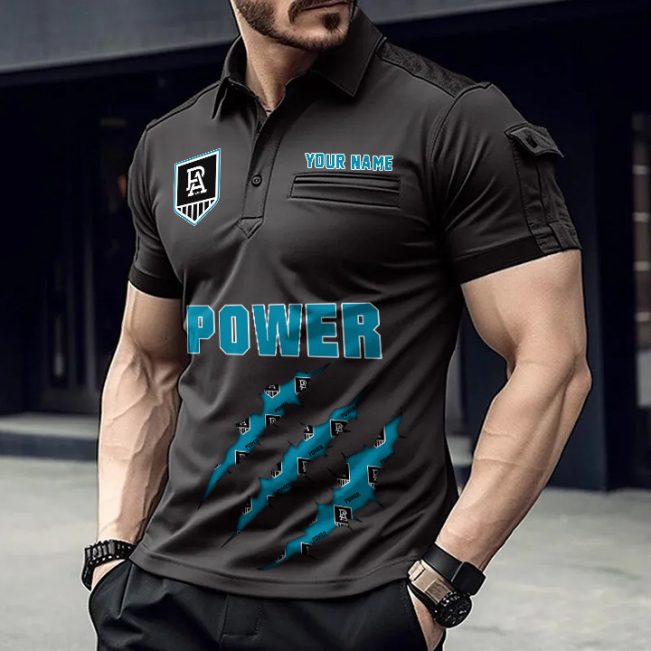 AFL Personalized Arm Pocket Polo Shirt Gift For Fan - NGTH080525AFL8