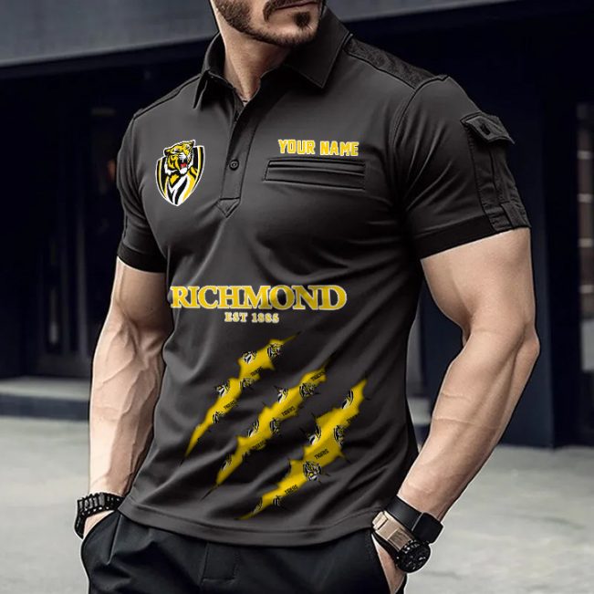 AFL Personalized Arm Pocket Polo Shirt Gift For Fan - NGTH080525AFL9