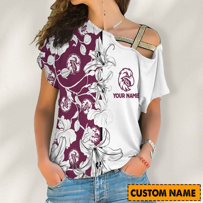 NRL Personalized One Shoulder Shirt Gift For Fan - Limited Edition