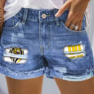 AFL Personalized Denim Shorts For Fan - denimshort03