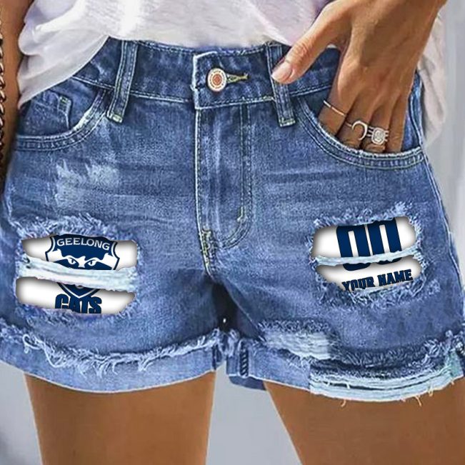 AFL Personalized Denim Shorts For Fan - denimshort04