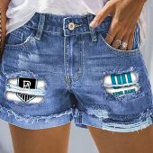 AFL Personalized Denim Shorts For Fan - denimshort06
