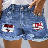AFL Personalized Denim Shorts For Fan - denimshort12