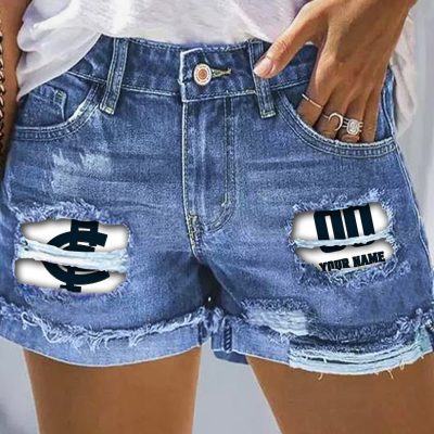 AFL Personalized Denim Shorts For Fan - denimshort17